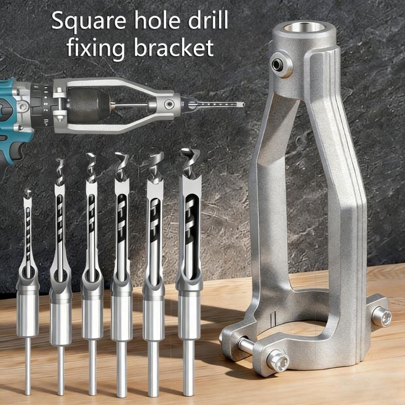Drill Press Bench - Yüksek Hassasiyetli Kare Delik Matkap Kılavuzu