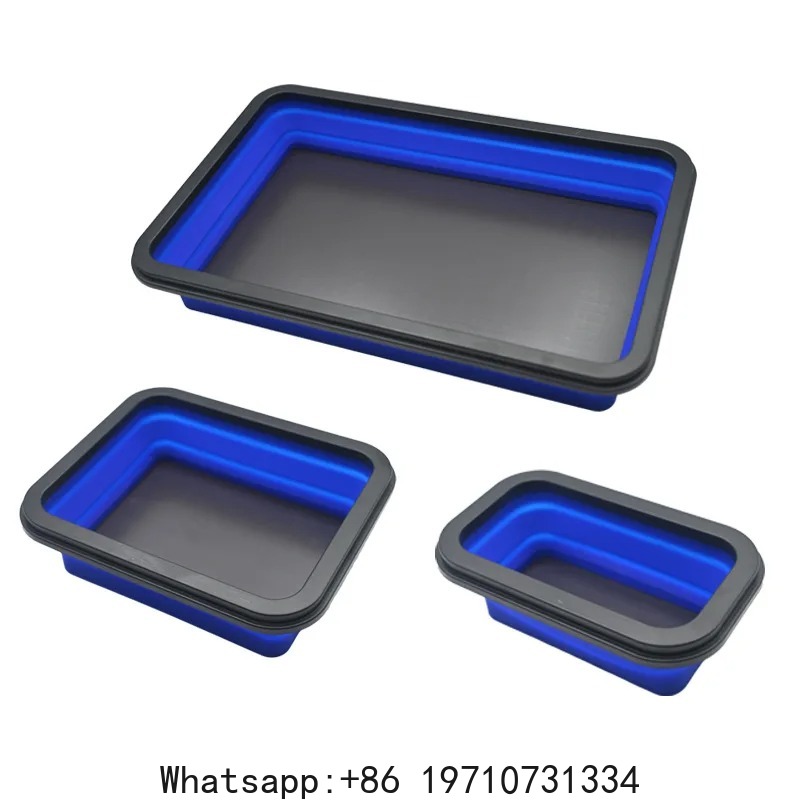 Magnetic Parts Tray - 3 Adet Katlanabilir Parça Seti 3
