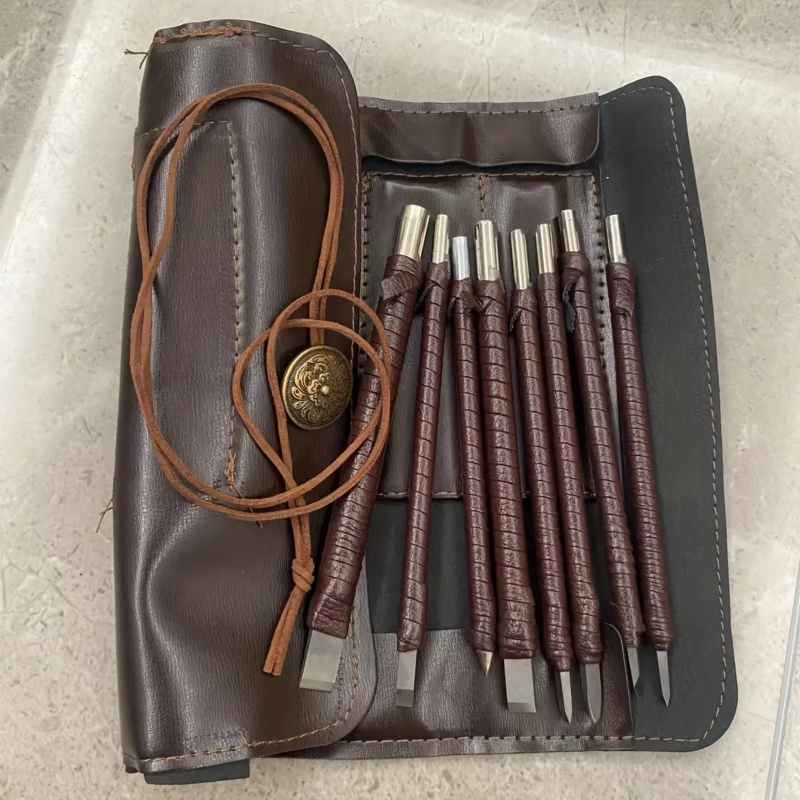 Chisel Set Wood - ‌ 8 adet Tungsten Çelik Oyma