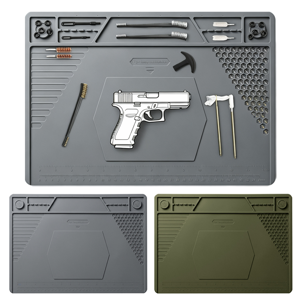 Magnetic Parts Tray - Taktik Silah Temizleme Matı, Tabanca Tamir