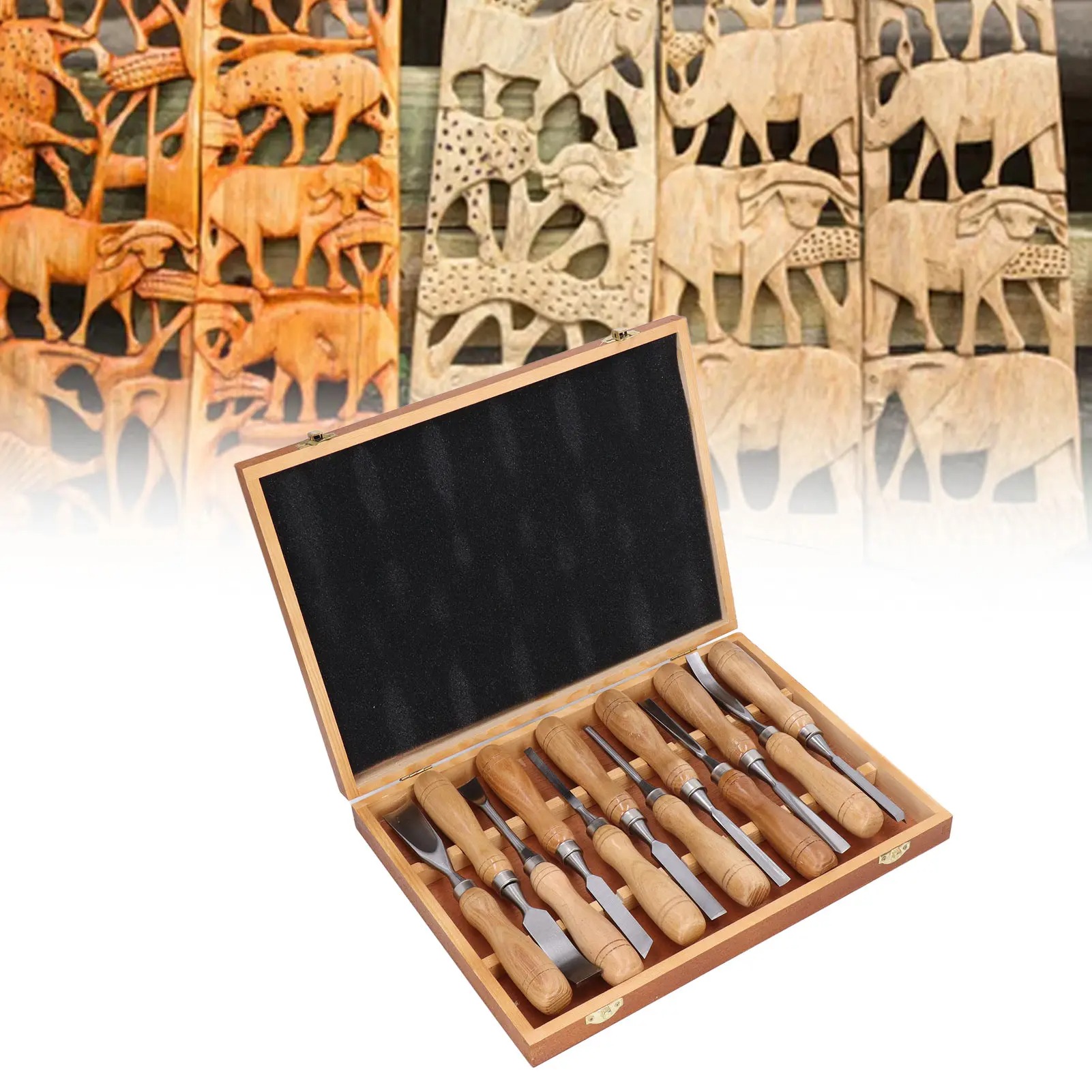 12 adet/takım ahşap oyma aletl - Chisel Set Wood incelemesi ve fiyatı