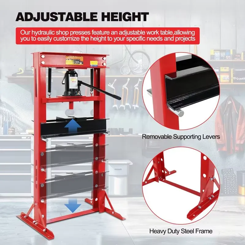 20 Ton H-Çerçeveli Hidrolik At - Workshop Tools Used incelemesi ve fiyatı