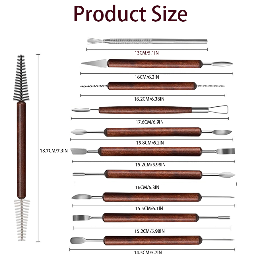 25/40 Adet Çömlekçilik ve Kil  - Chisel Set Wood incelemesi ve fiyatı